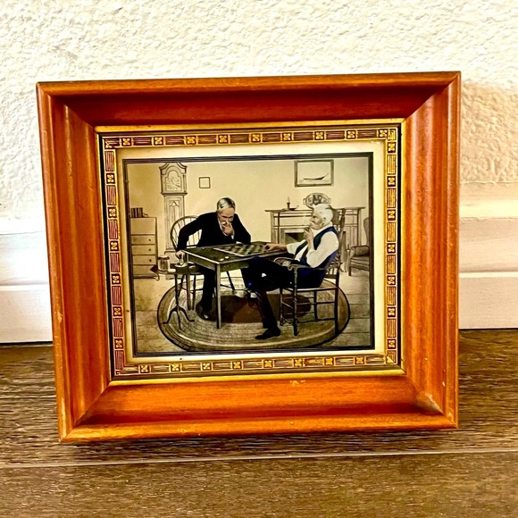 Vintage Framed Art Prints Set of Two by Terletzky - Picture 2 of 10